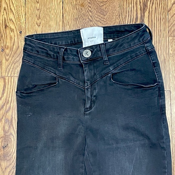 One Teaspoon Swan Preachers Black Skinny Jeans - Picture 7 of 9